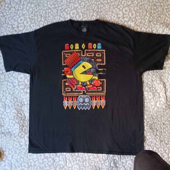 Mi Tierra Aztec Native Pac Man T Shirt Size XXL Graphic Tee Chicano mexico - Picture 6 of 6